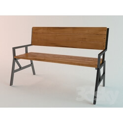 Other architectural elements - Park bench 