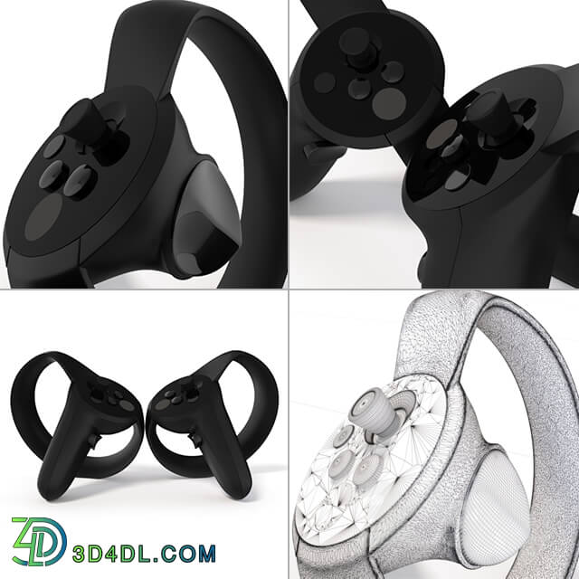 PC _ other electronics - Animated Oculus Motion Controllers