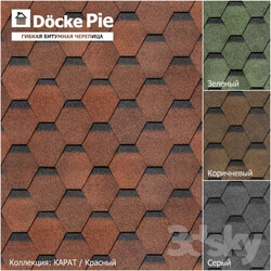 Miscellaneous - Textures shingles DOCKE collection Carat 