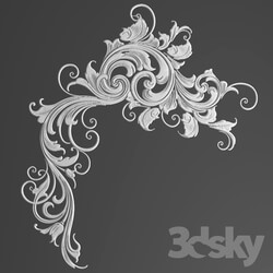 Decorative plaster - ornament 6 