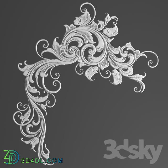 Decorative plaster - ornament 6