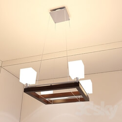 Ceiling light - Chandelier CA AL-2012-4 plata 