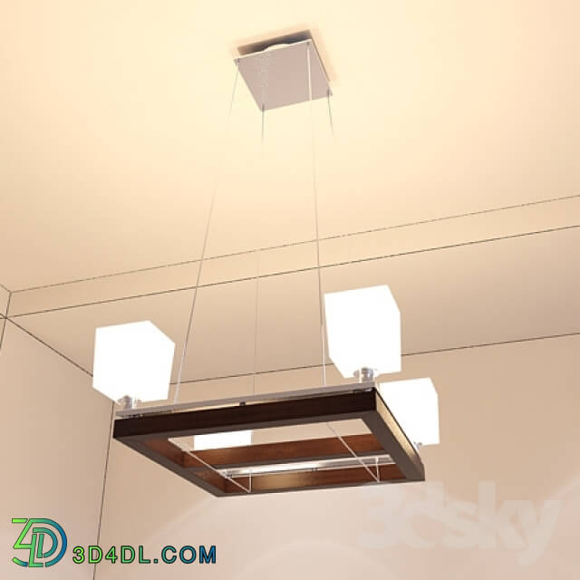 Ceiling light - Chandelier CA AL-2012-4 plata