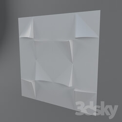 Decorative plaster - 3d panel 