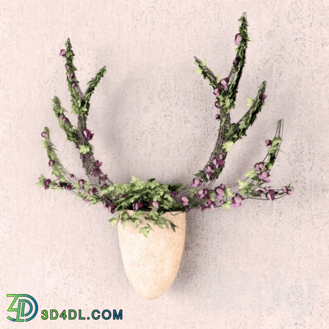 Plant - Wall vase with frame for weaving Menagerie Elk
