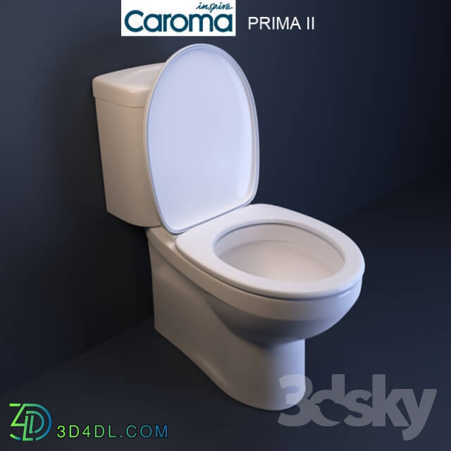 Toilet and Bidet - Caroma Prima II toilet