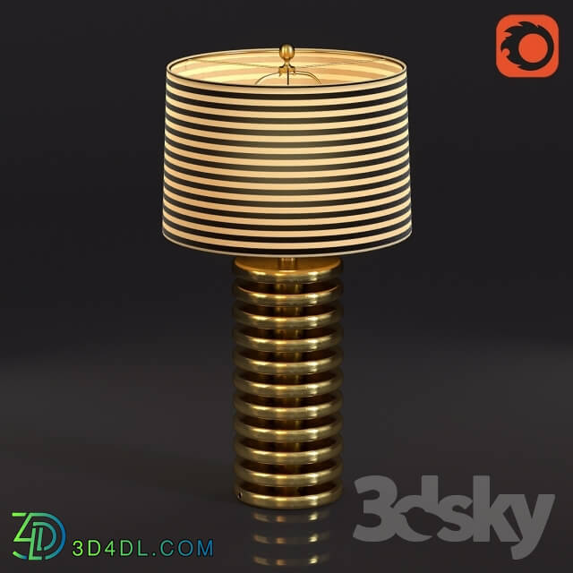 Table lamp - Brass table lamp