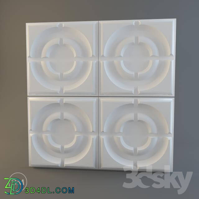 3D panel - _OM_ 3d wall panel _Artpole_ Aureola