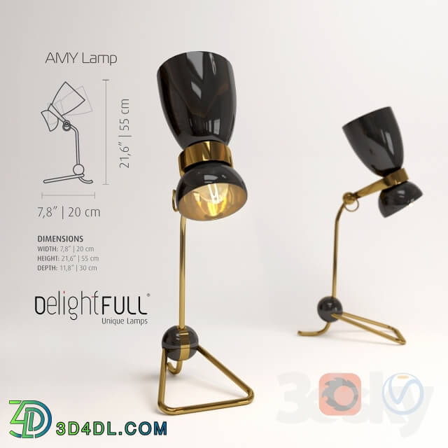 Table lamp - Delightfull Amy Lamp Table