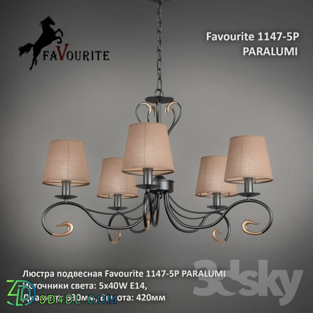 Ceiling light - Favourite 1147 PARALUMI-5 p