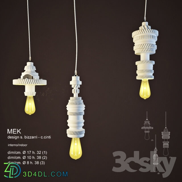 Ceiling light - Karmen - MEK des by Bizzarri