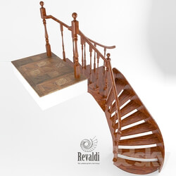 Staircase - Wooden stairs Radius REVALDI 