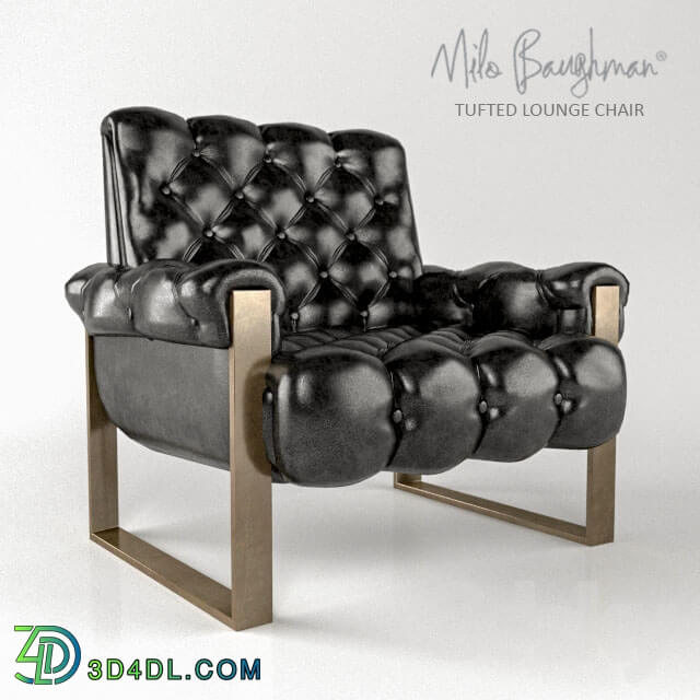 Arm chair - MiloBaughman_Tufted_LoungeChair