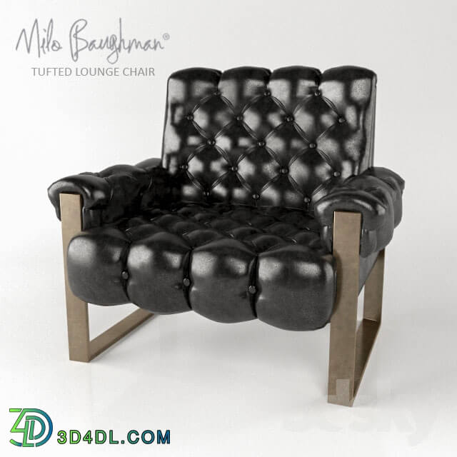 Arm chair - MiloBaughman_Tufted_LoungeChair