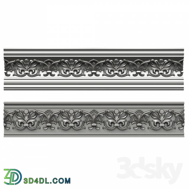 Decorative plaster - Freese and molding