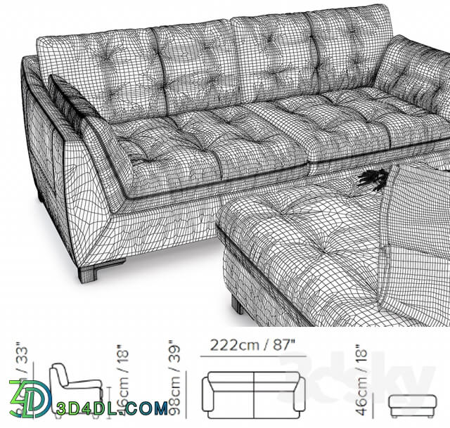 Sofa - Natuzzi Agostino B926