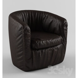 Arm chair - Leather seat 