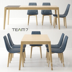 Table _ Chair - Dining group TEAM 7 Mylon _amp_ Lui 
