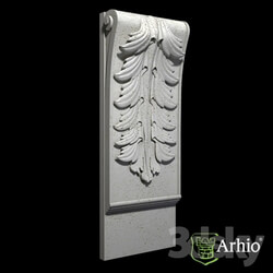 Decorative plaster - bracket AKR55-1 