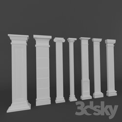 Decorative plaster - Pilasters 
