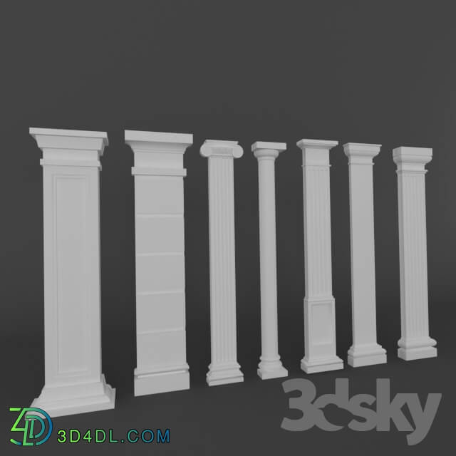 Decorative plaster - Pilasters