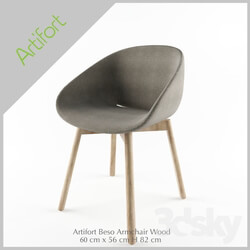 Chair - OM Artifort Beso Armchair Wood 