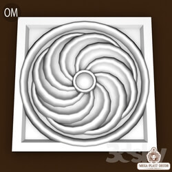 3D panel - Om. Mega plast decor Decorative inserts 