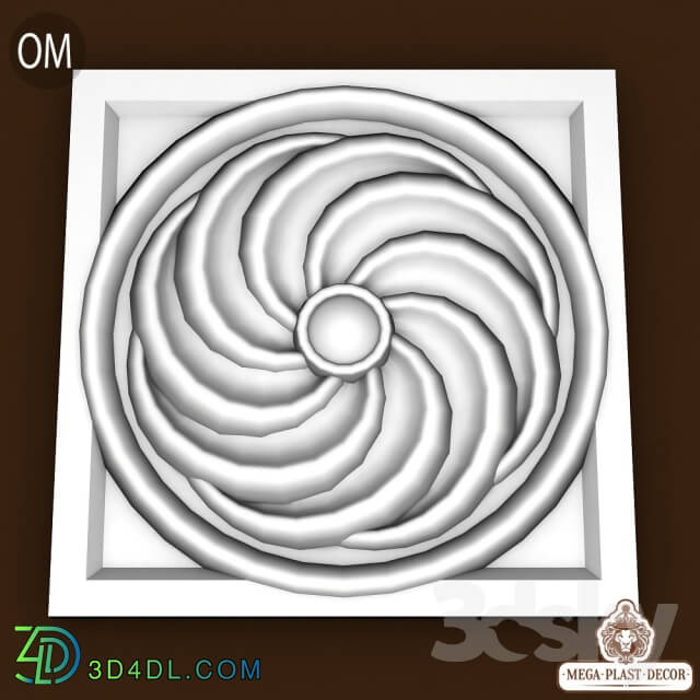 3D panel - Om. Mega plast decor Decorative inserts