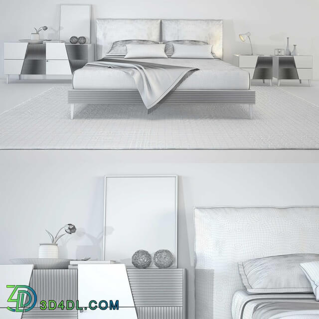 Bed - Devina Zero collection16 Milano Design.