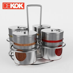 Other kitchen accessories - set for spices DEKOK SJ-26 