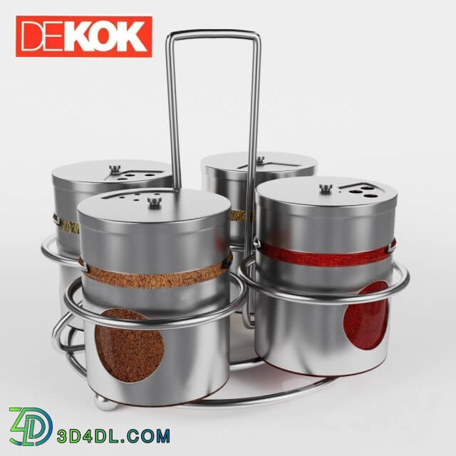 Other kitchen accessories - set for spices DEKOK SJ-26