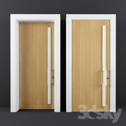 Doors - White Wooden Door 