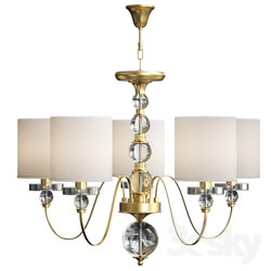 Ceiling light - American Style 5 Arms Fabric Lamp 