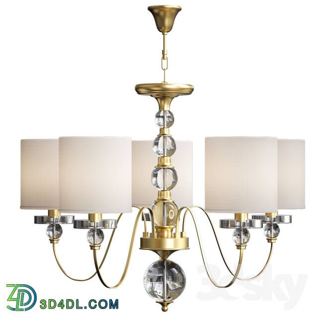 Ceiling light - American Style 5 Arms Fabric Lamp