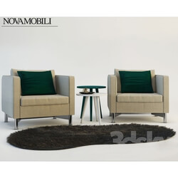 Arm chair - Novamobili Reef _ Trio_carpet 
