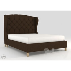 Bed - Meridian wing queen size bed 5105Q A008 