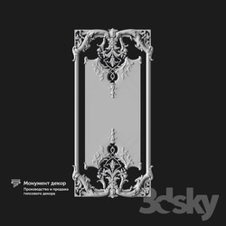 Decorative plaster - OM Architectural mirror ST 24 