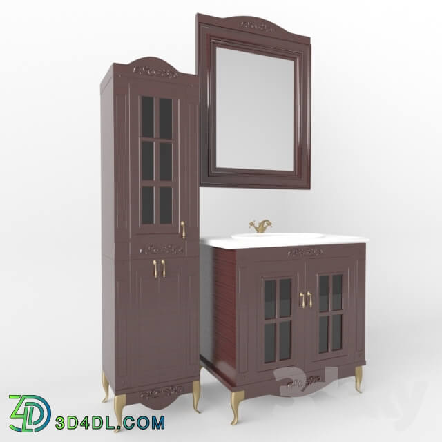 Bathroom furniture - _quot_Verona_quot_ -85_ scuro