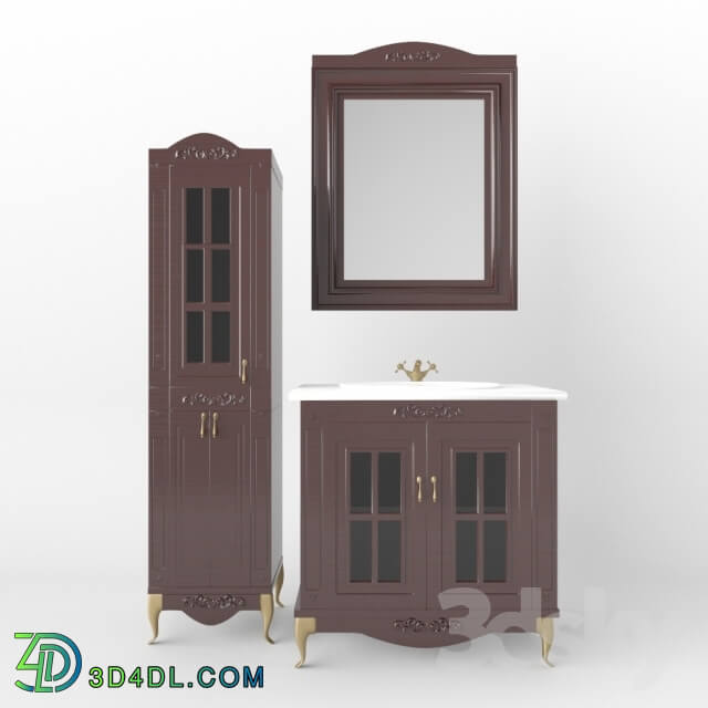 Bathroom furniture - _quot_Verona_quot_ -85_ scuro