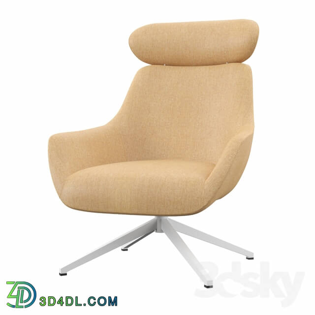 Arm chair - Brady Swivel Headrest Lounge Chair