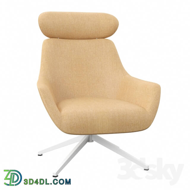 Arm chair - Brady Swivel Headrest Lounge Chair