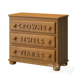 Sideboard _ Chest of drawer - OM Chest in the nursery in the style of country music_ English version 