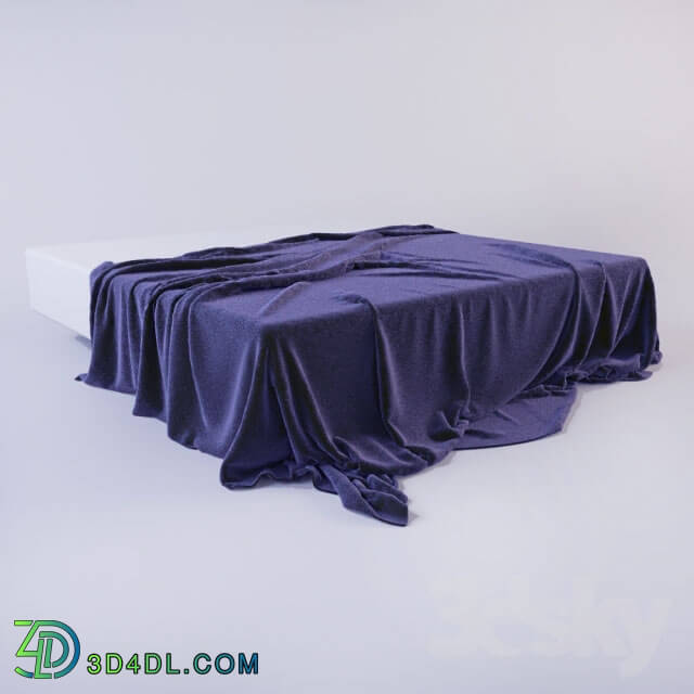 Bed - Velvet bedspread