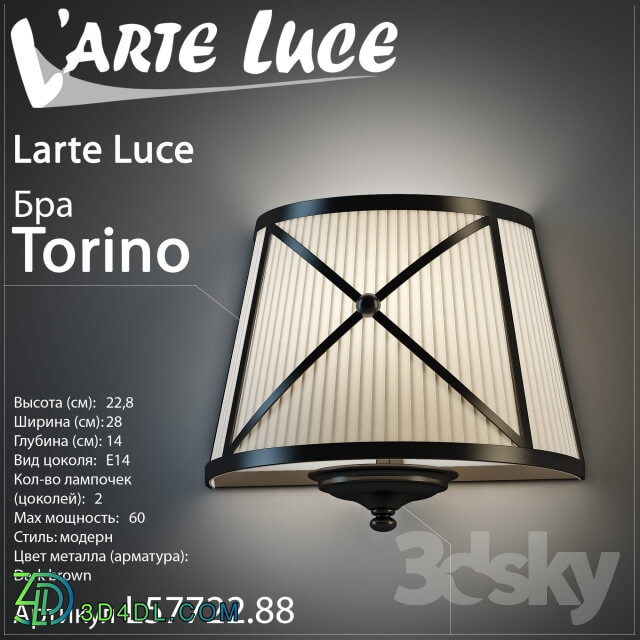 Wall light - Larte luce Torino L 57722.88