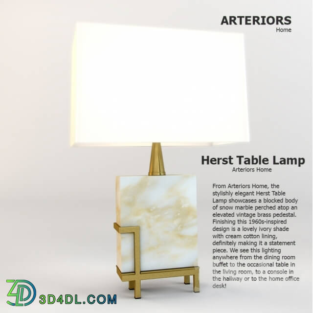 Table lamp - Arteriors - Herst Table Lamp