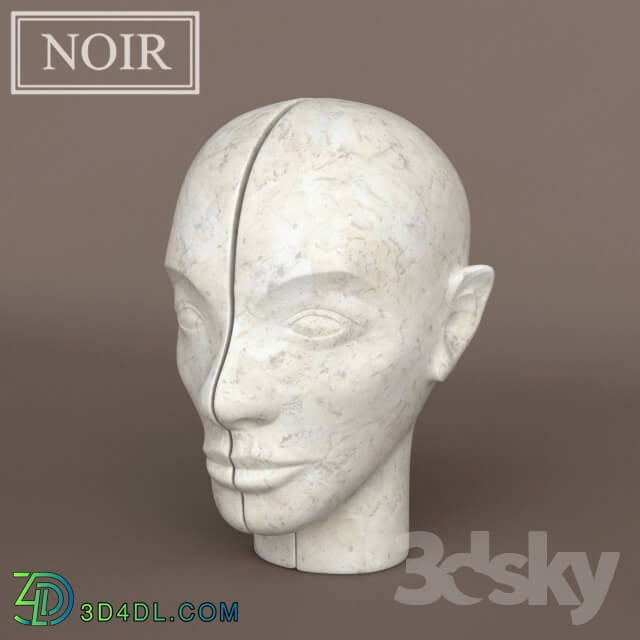 Sculpture - Noire The Split Stone