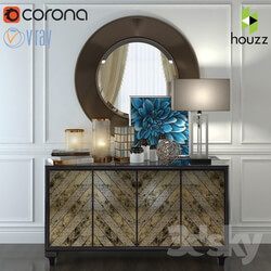Sideboard _ Chest of drawer - houzz decor set 02 