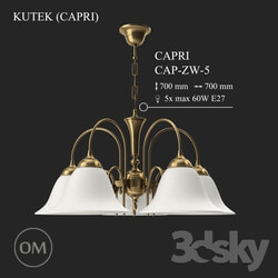 Ceiling light - KUTEK _CAPRI_ CAP-ZW-5 