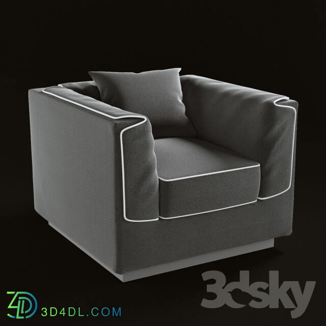 Arm chair - Gentleman Flou