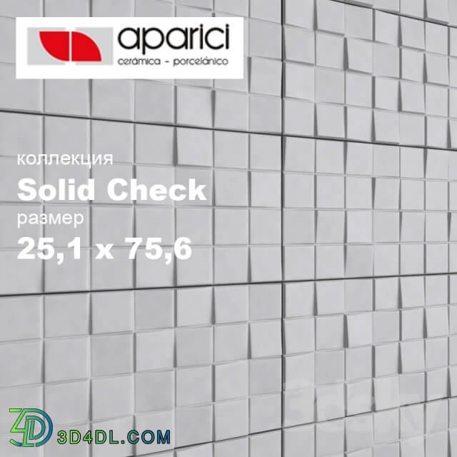 Other decorative objects - Tile Aparich Solid Check